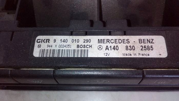 фото №6, Панель обдув i ac mercedes clk w208 a1408302585