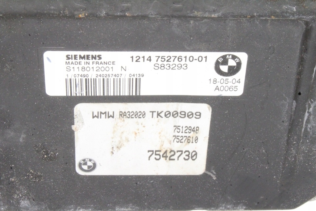 фото №4, Бортовий комп'ютер двигуна mini cooper r50, r53 7527610 1.4l бензиновий 55kw 2004