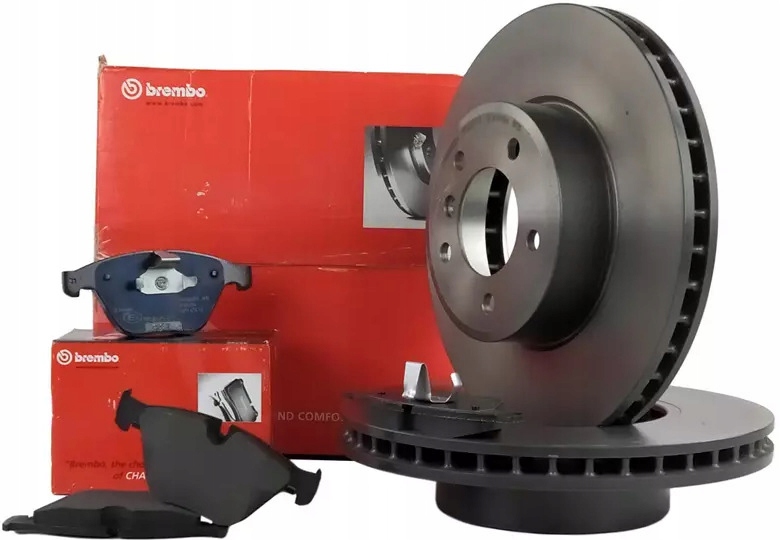 фото №1, Brembo тормозные диски+ тормозные колодки перед bmw 6 e63 e64 324mm