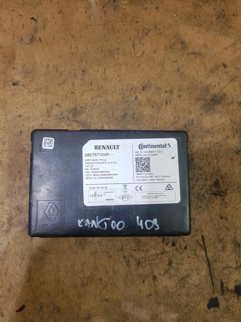 фото №1, Модуль навігації renault kangoo iii 282757104r