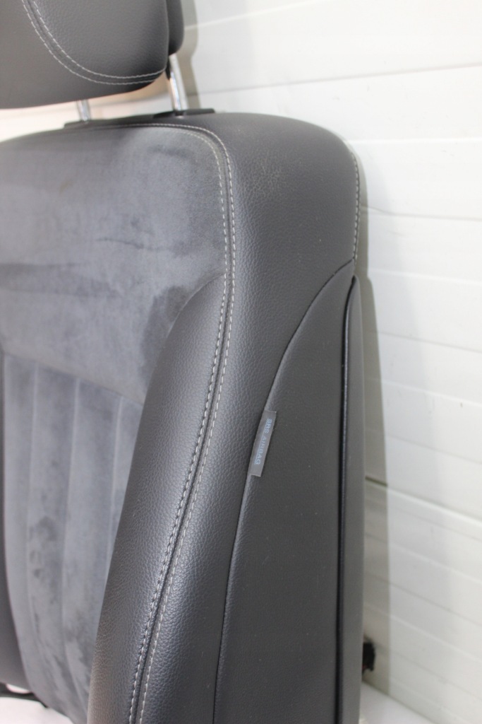 фото №10, Mercedes ml w164 спинка сидіння lewego alcantara білий nić przed liftem