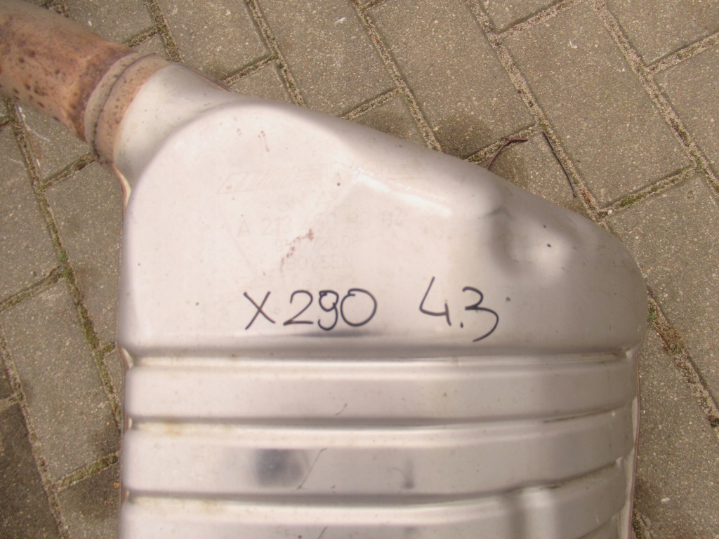 Выхлоп гаситель mercedes gt amg x290 a2134909004 45 Недорого