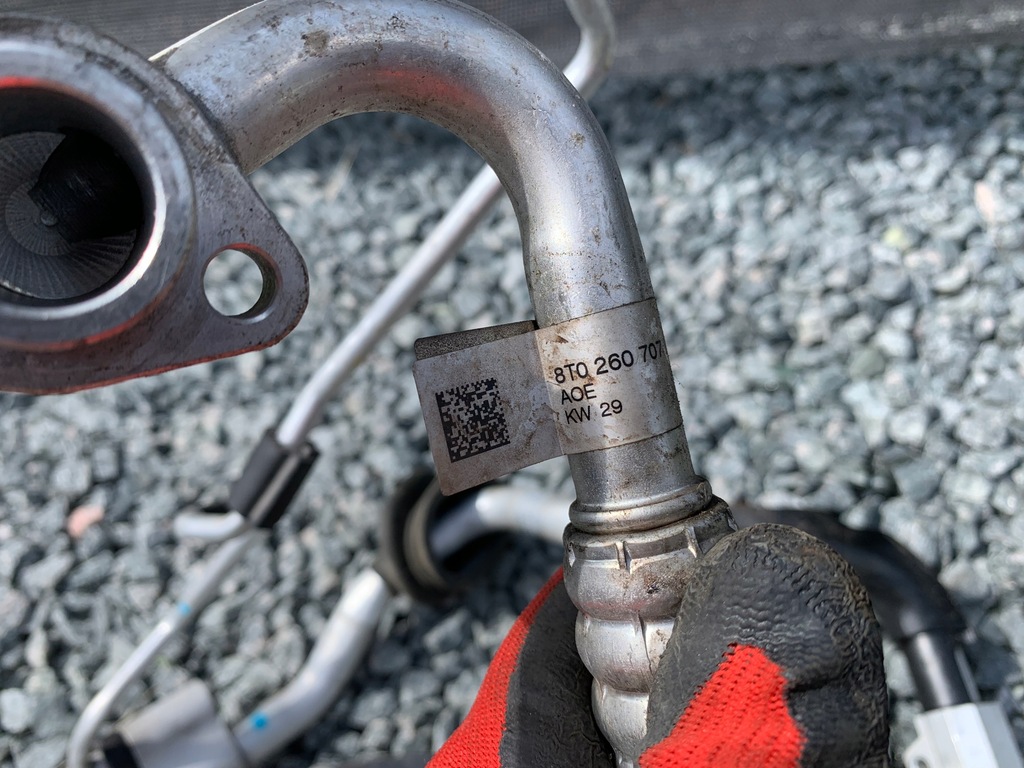 фото №10, Audi a4 b8 шланг трубки кондиціонера дроти