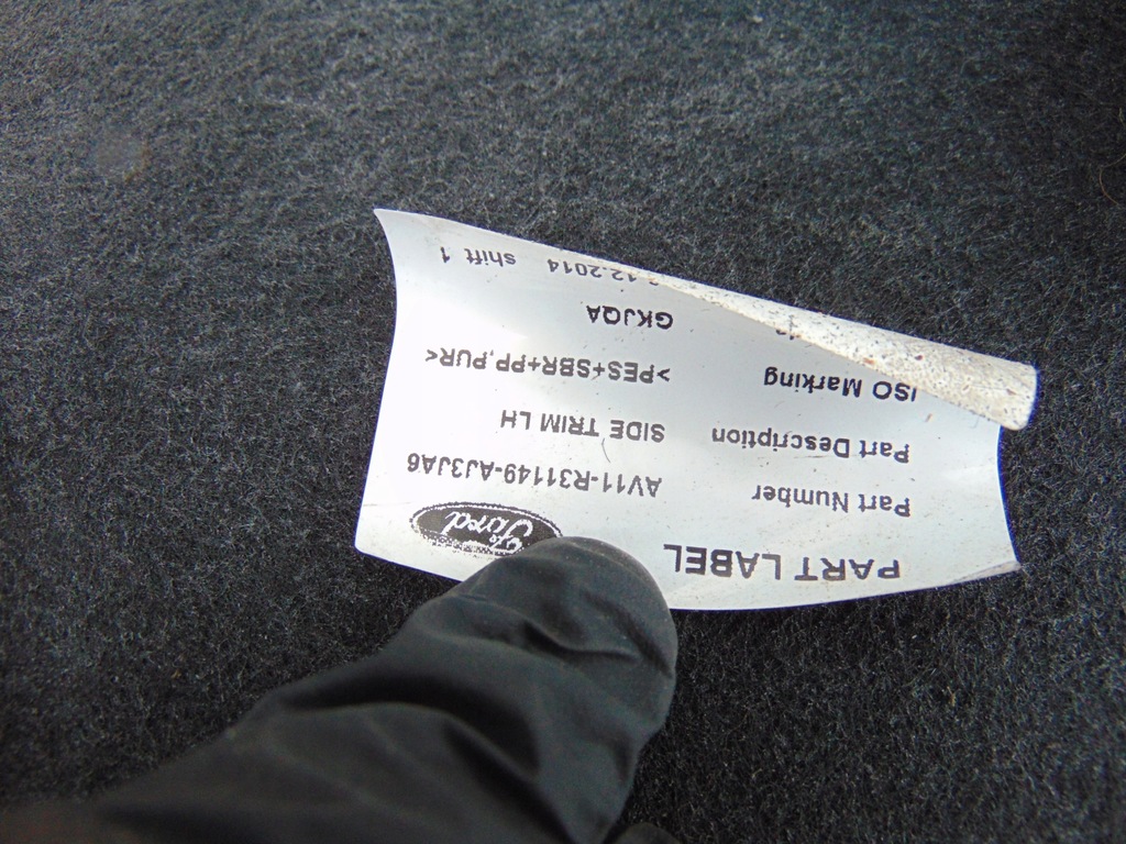 фото №10, Обшивка оббивка багажника ліва ford b-max