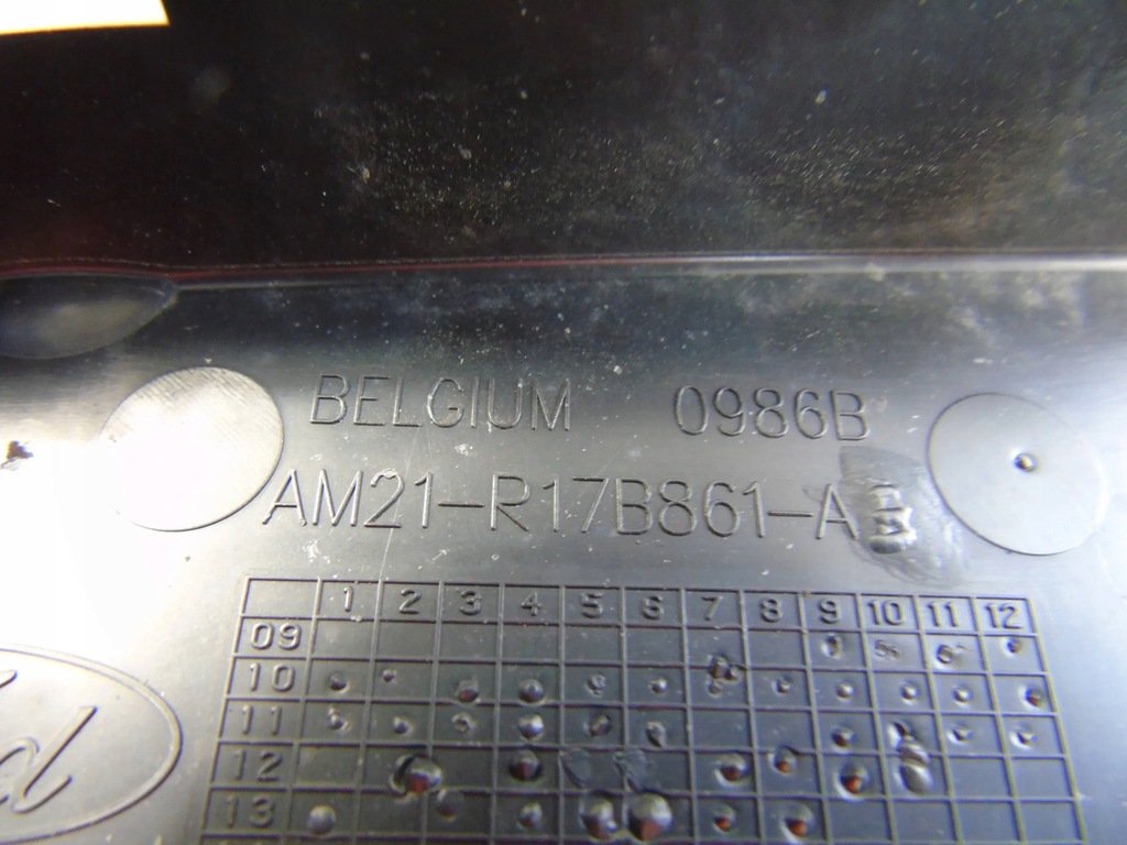 фото №6, Напрямна бампера задня ford s-max mk1 lift am21-r17b861-ae