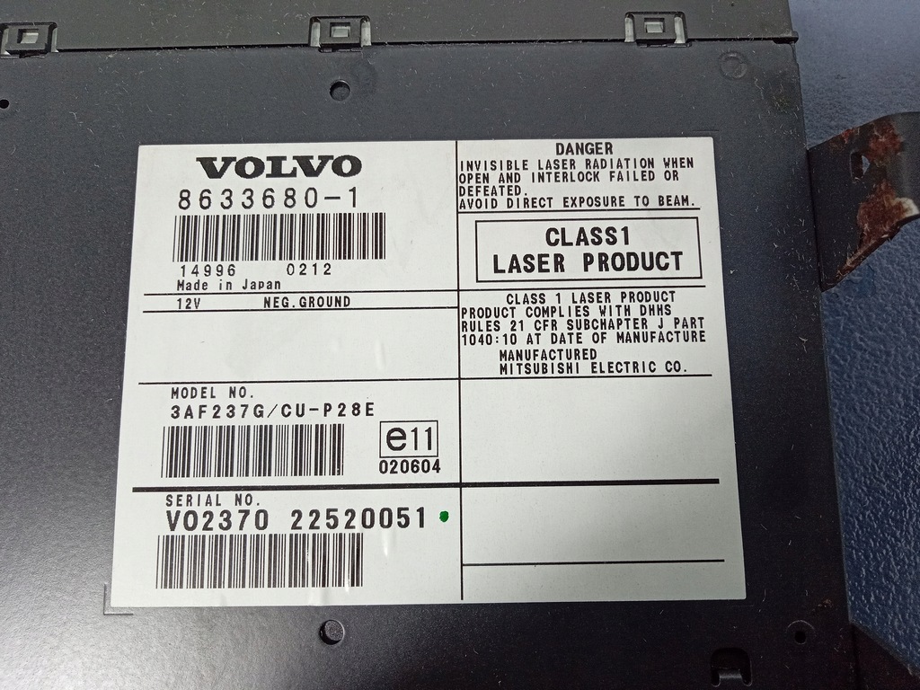 фото №5, Volvo xc90 i 02- считыватель навигации 8633680