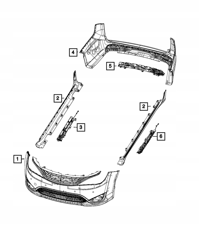 фото №4, Chrysler pacifica 2017 - 2020 modól дверь задних