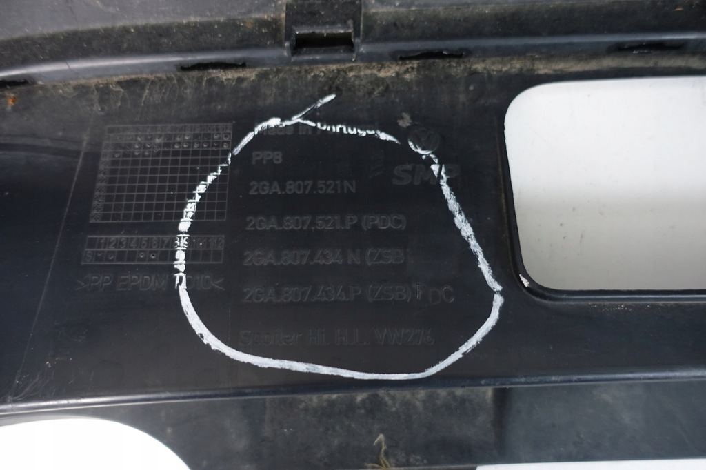 фото №13, Vw t-roc 2ga 2017- бампер задня задній 2ga807521n