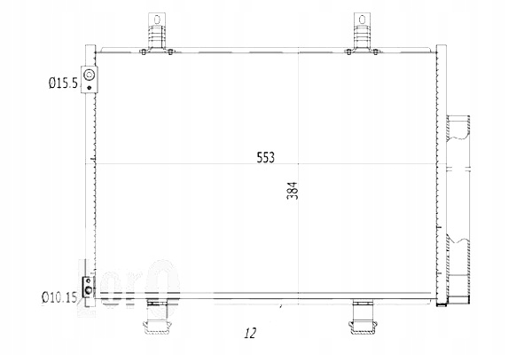 фото №13, Конденсатор клімат. depo swift 1.2/1.4/1.3d/dis 10-