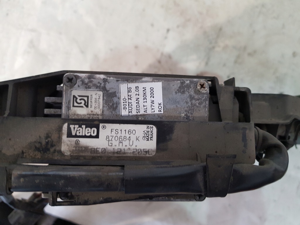 фото №8, Корпус вентиляторов 8e0121205c audi a4 b6 2.0b