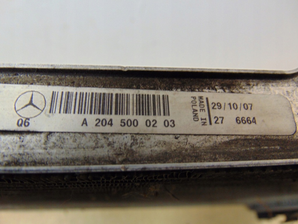 фото №15, Радиатор wody mercedes w204 a2045000203