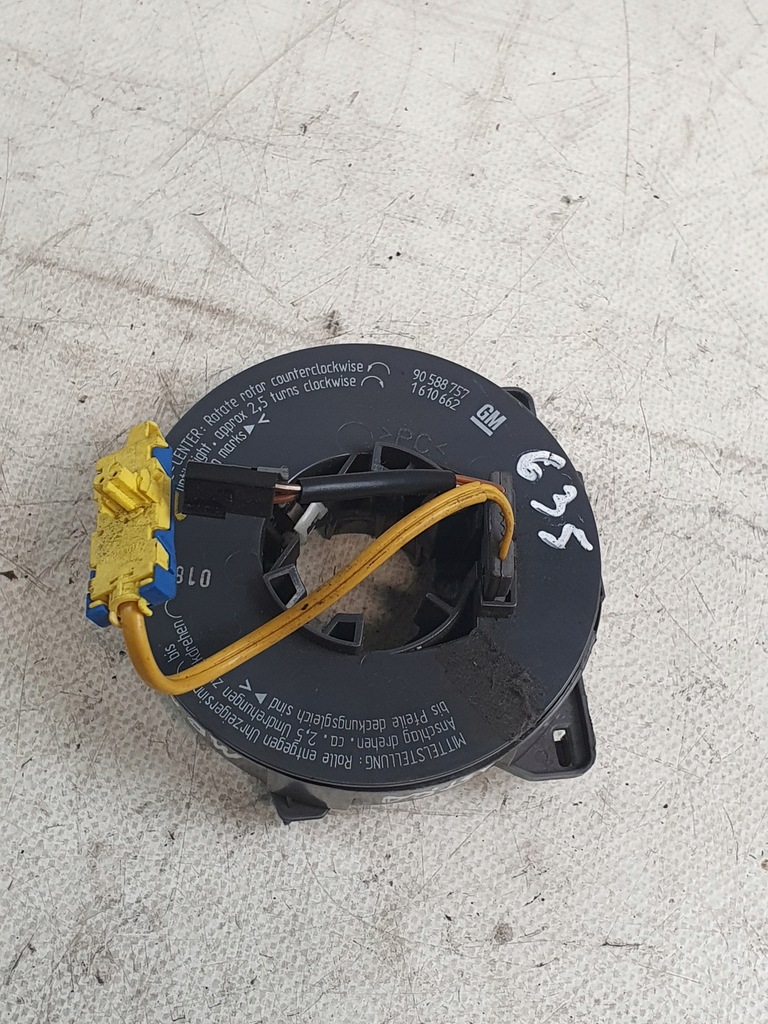 фото №10, Лента подушка безопасности шлейф оригинальный номер 90588757 opel astra g ii 2.0d