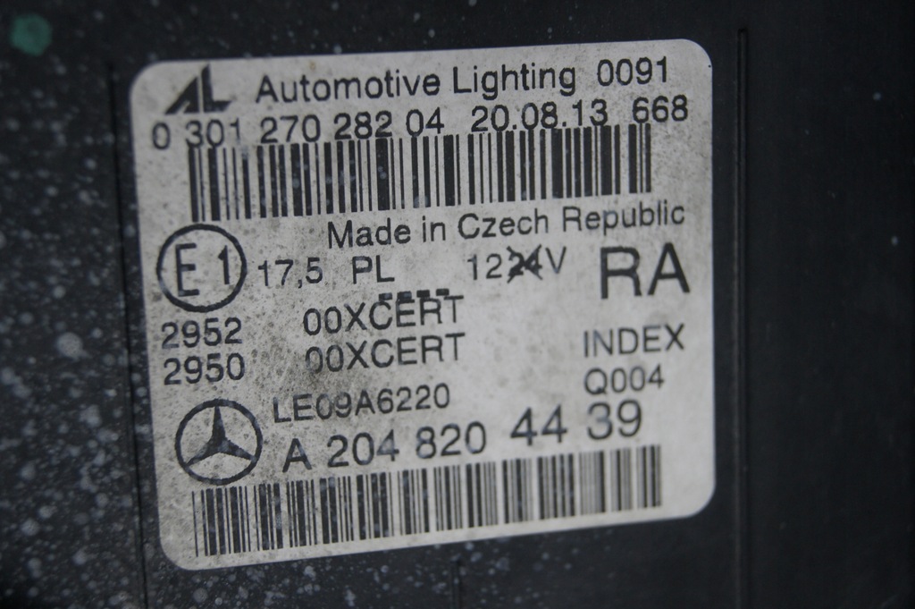 фото №14, Лампи лампа права ліва передня перед bixenon ils w 204 lift