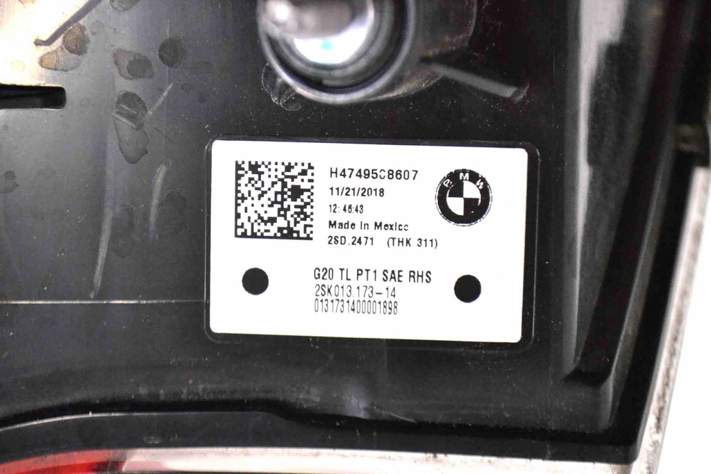 фото №9, Лампа права задня bmw 3 g20, g28 7495086 13957198 2.0l 190kw 2019