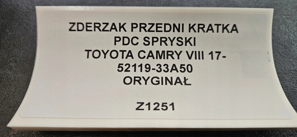фото №10, Бампер передний toyota camry viii 17- pdc омыватель оригинал 52119-33a50