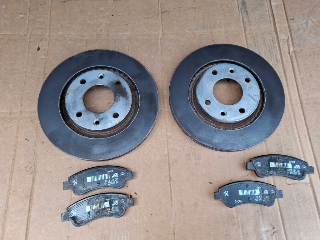фото №1, Тормозные диски тормозные колодки тормозные перед peugeot 2008 i