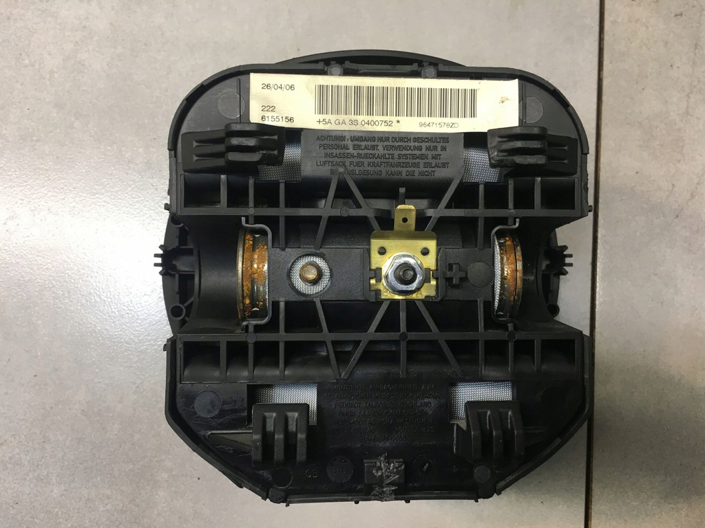 фото №5, Подушка подушка безпеки водія citroen c4 i 96471578zd