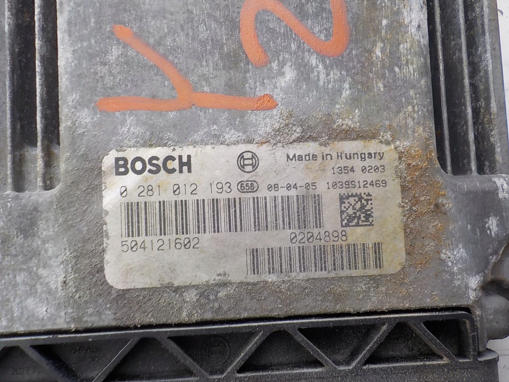 фото №7, Iveco daily iv 2.3 3.0 бортовой компьютер двигателя 504121602