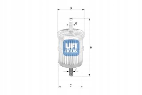 фото №1, Фільтр пального iveco daily iv 40.13 99-06 ufi