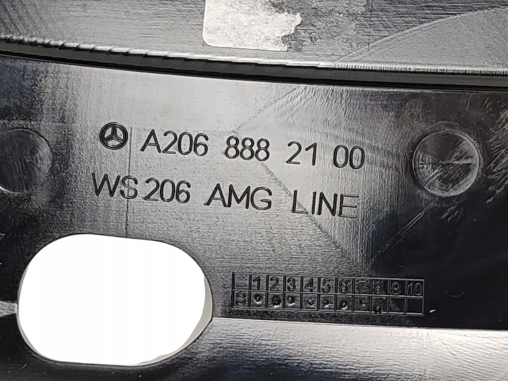 фото №9, Решётка радиатора решётка радиатора радиатора czarna хром mercedes c-class w206 2021- оригинал