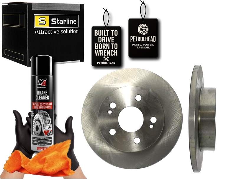 фото №1, Тормозные диски тормозные 2szt. renault safrane scenic 265x44 #petrolhead pro+ kit2