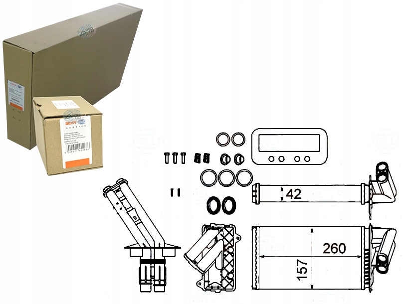 фото №1, Отопитель renault laguna i estate 1.6 16v k568