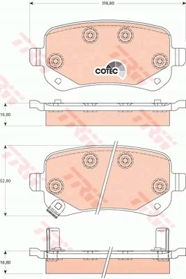 Купить Тормозные колодки ham. chrysler voyager 07-