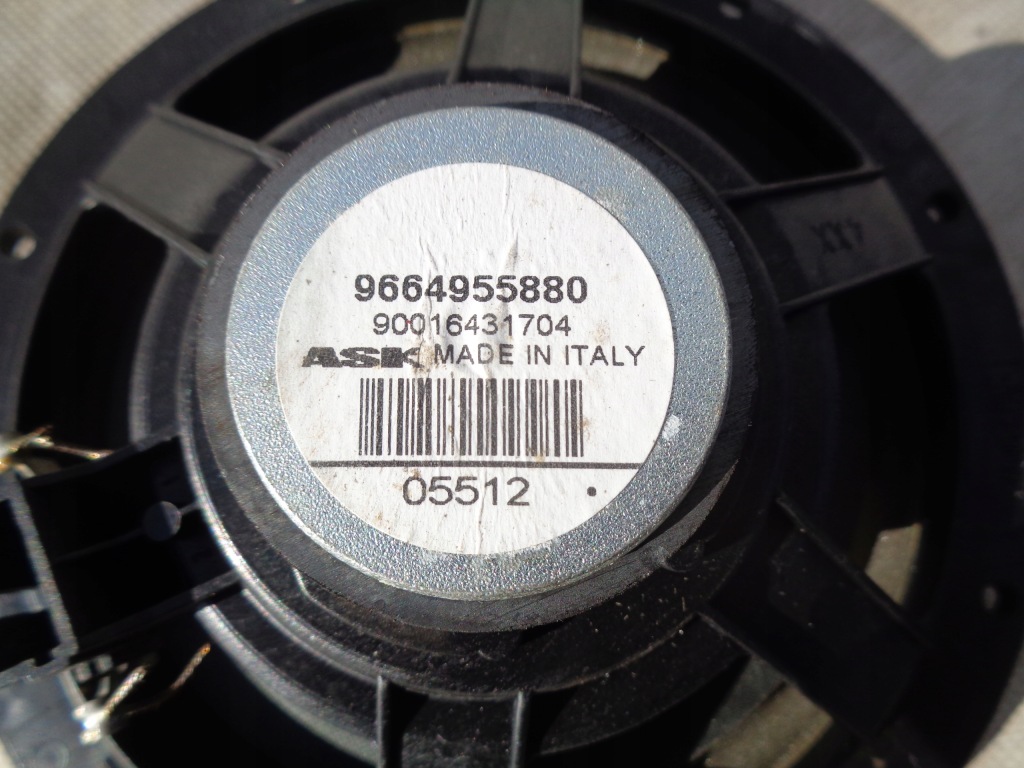 фото №4, Динамік динаміки двері перед комплект citroen ds3 9664955880