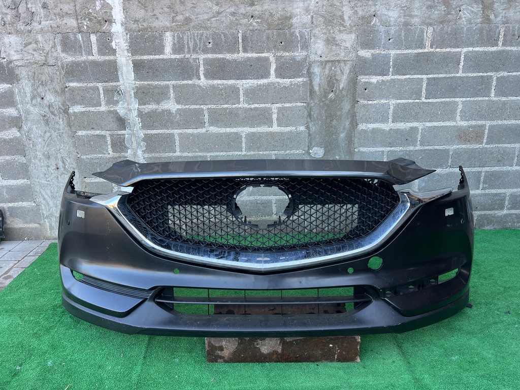 фото №1, Mazda cx5 ii 2 kf 2017- бампер перед новий org решітка радіатора