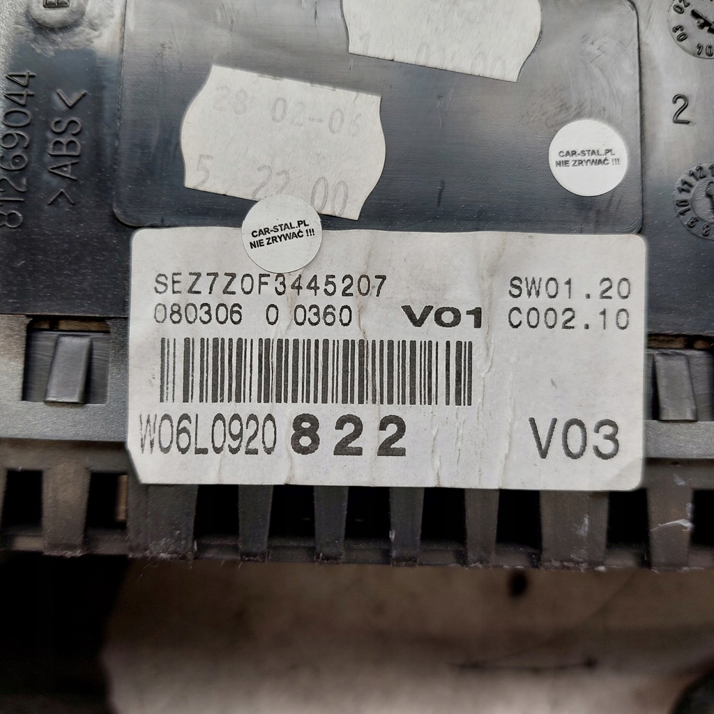 фото №14, Seat ibiza лічильник прилади europa w06l0920822