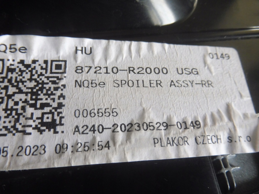 фото №15, Спойлер козырёк спойлер крышки багажника kia sportage v