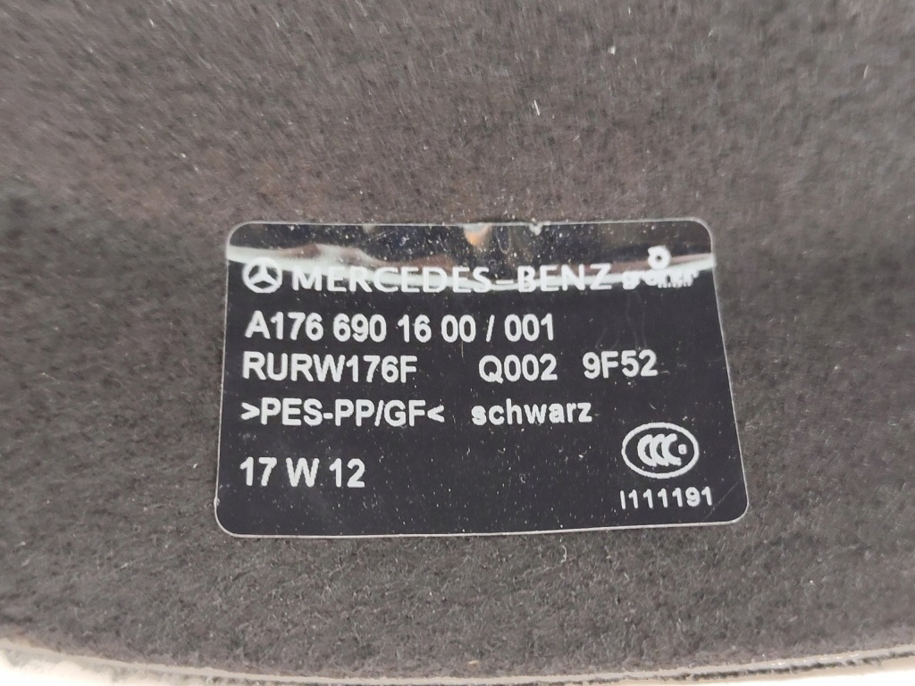 фото №6, Mercedes a klasa w176 полка задняя багажника оригинал 12-18