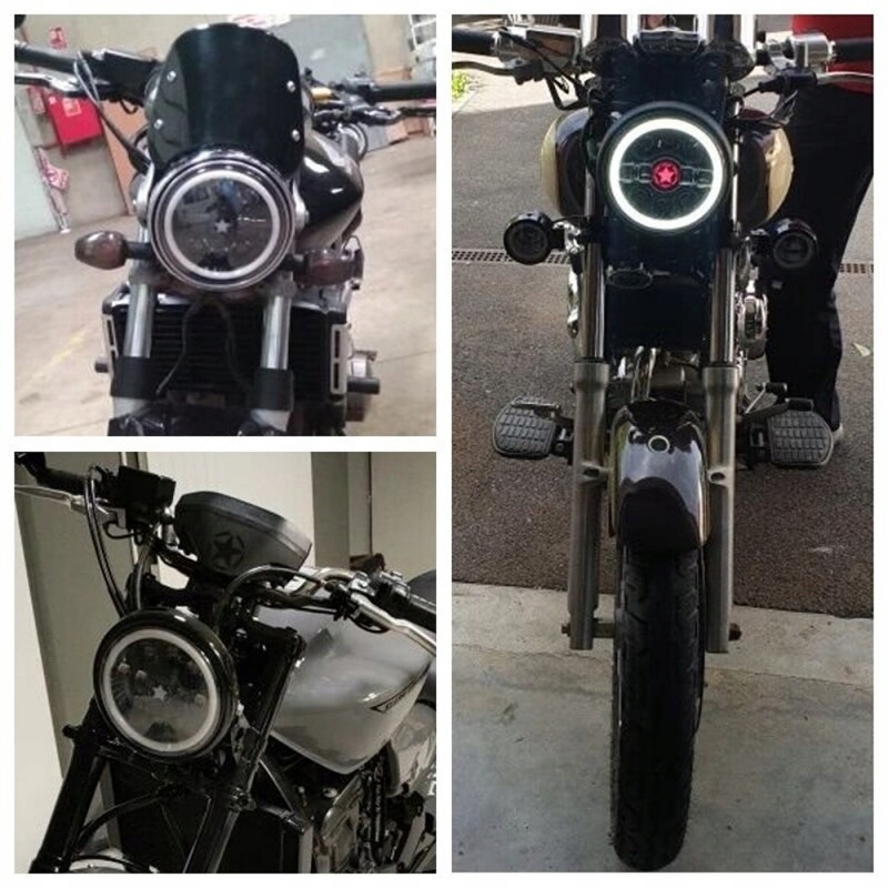 фото №10, Harley davidson лампа передня 7" full led x1