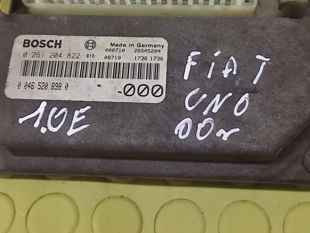 фото №5, Fiat uno 1.0 блок управления двигателя 0261204822
