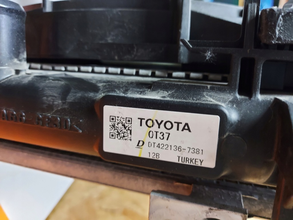 фото №7, Радиатор воды жидкость кондиционера кондиционер toyota c-hr corolla e21 4221367381