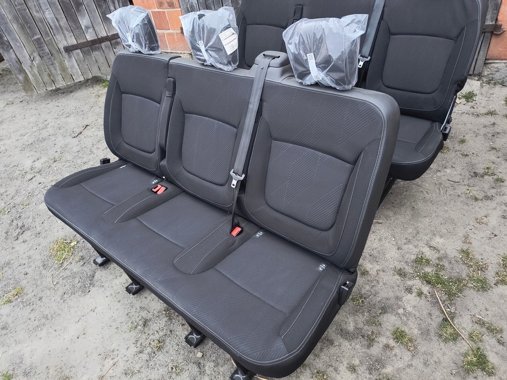 фото №5, Trafic iii vivaro b заднє сидіння сидіння задня ii i iii ряд комплект підлокітники