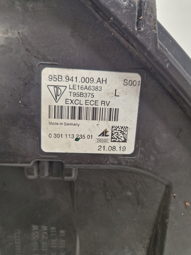 Купити Porsche macan 95b рестайлінг  18- full led фара ліва перед європа 95b941009ah