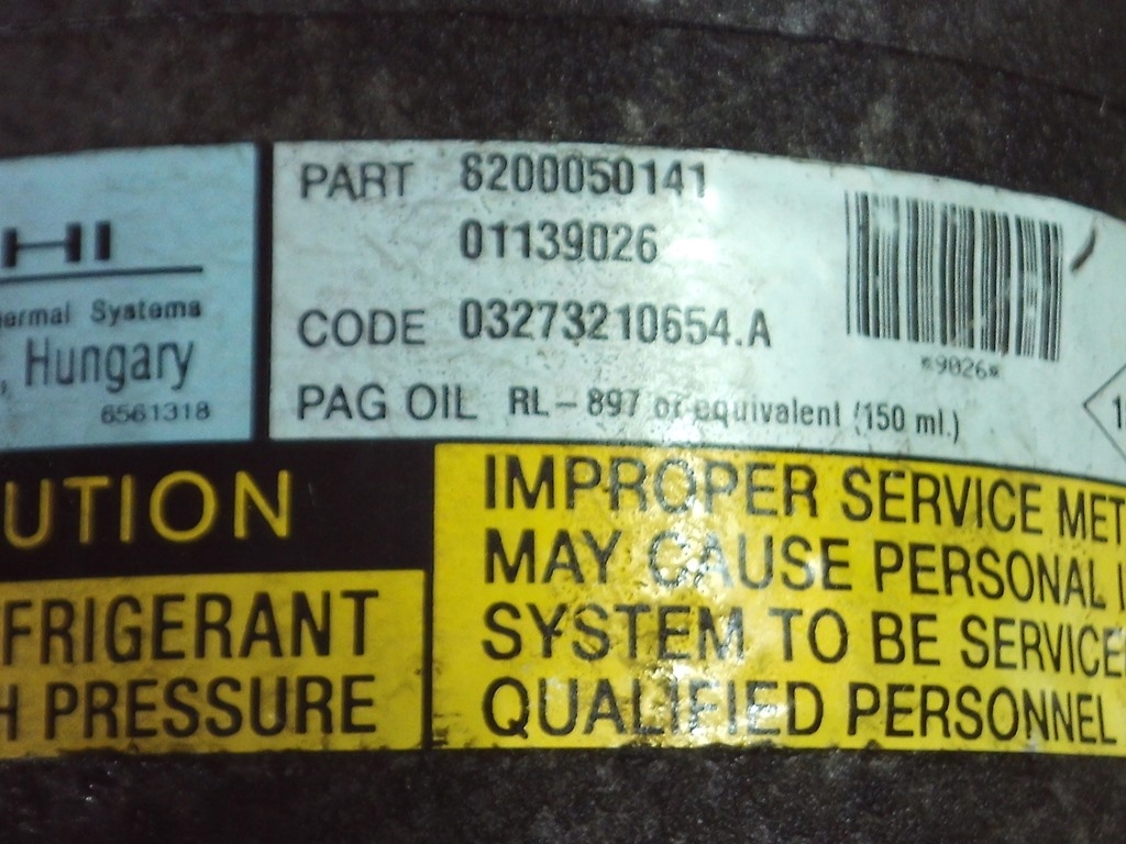 фото №7, Renault scenic ii компрессор кондиционера