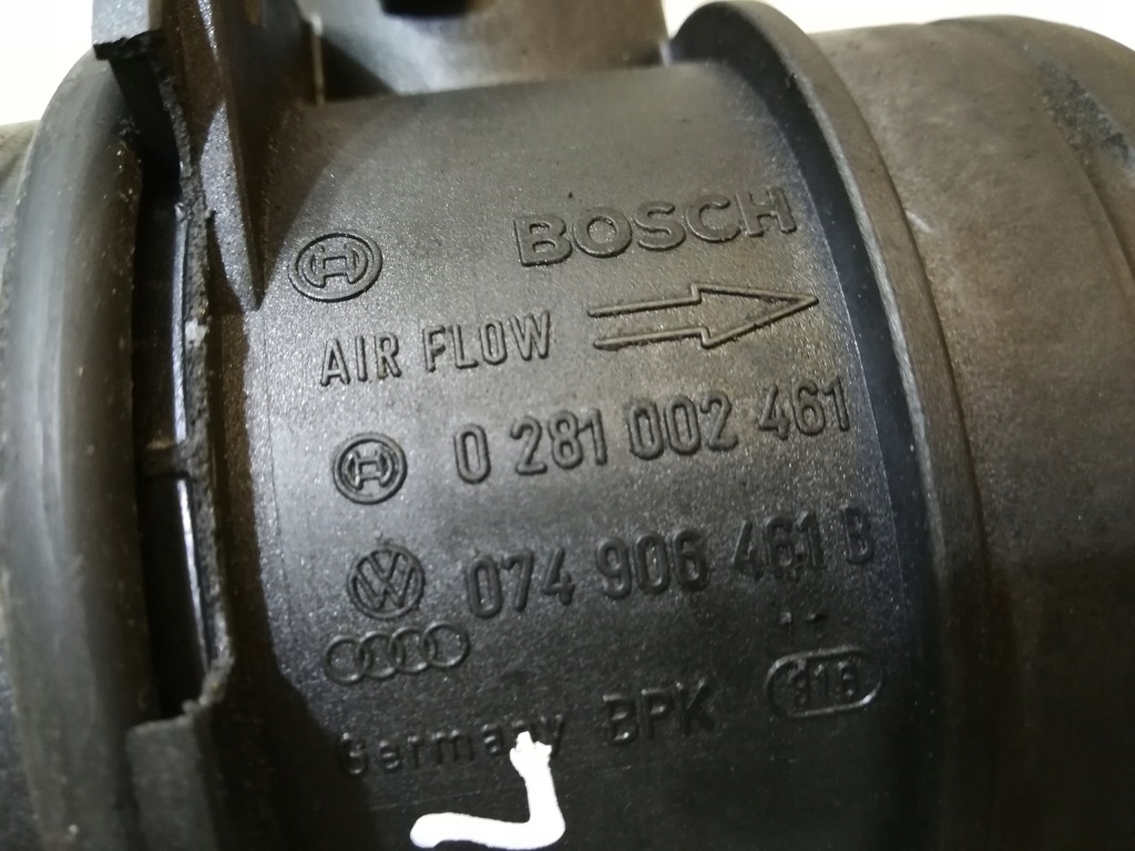 Витратомір повітря 1.9 tdi audi a4 b6 passat Ціна