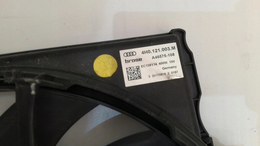 фото №9, Audi a8 4h корпус вентилятор 4h0121003m