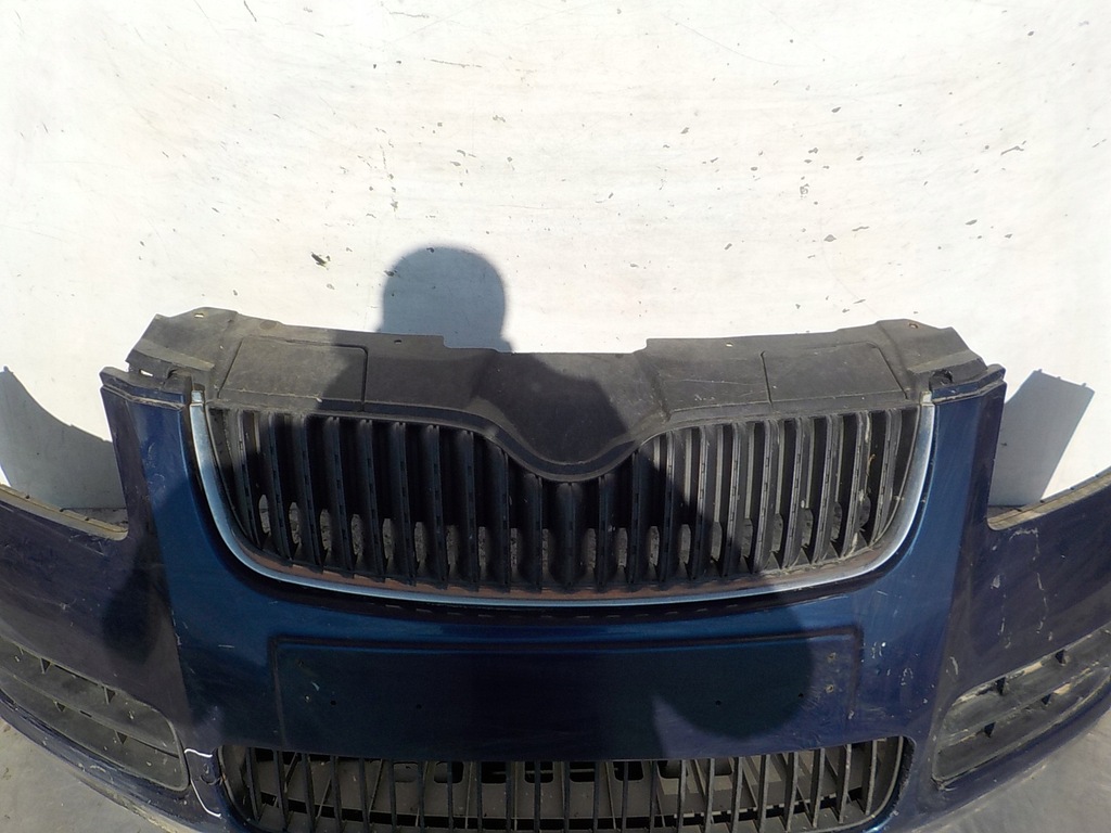 фото №9, 703 skoda fabia ii 2 roomster бампер перед передній