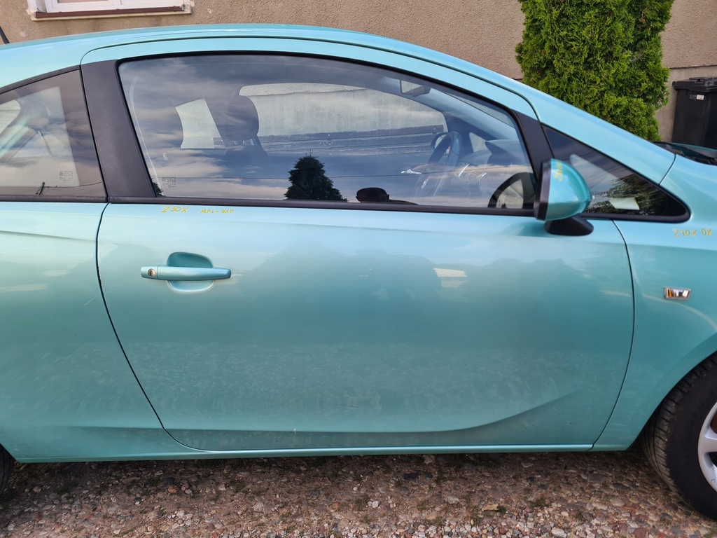 фото №1, Двері праве opel corsa e 3 двері z30x