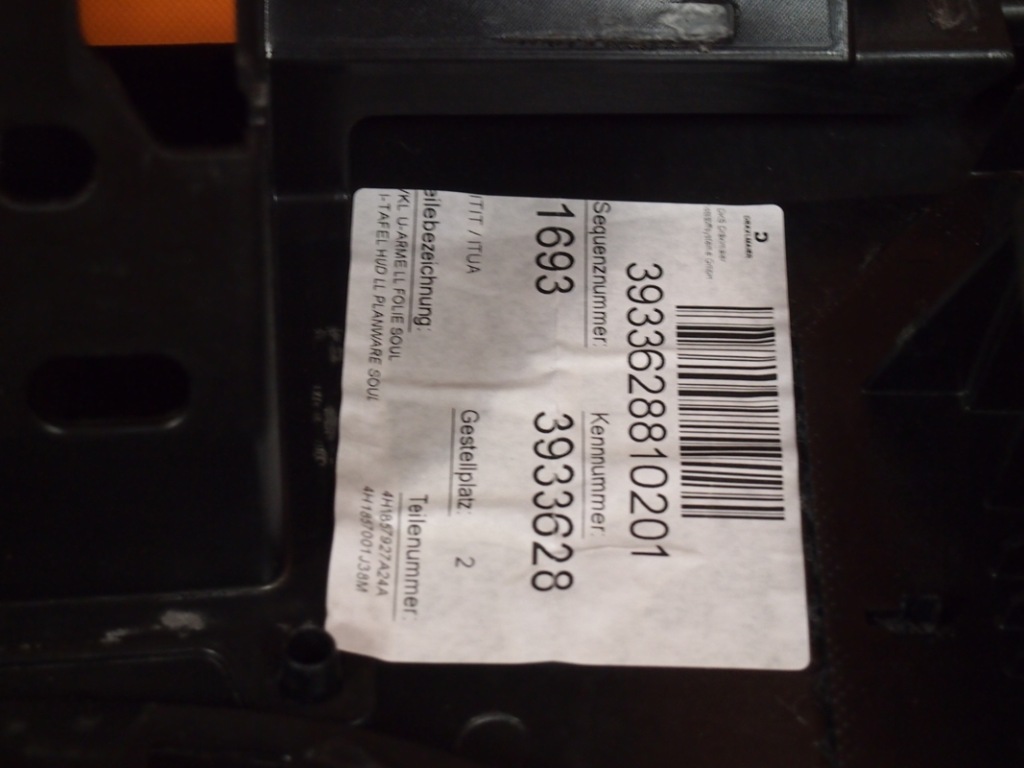 фото №13, Audi a8 4h lift панель приладів приладова панель  оригінал 4h1857001j