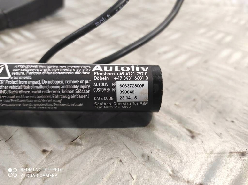 фото №6, Натягувач поперечина безпеки правий 606372500f citroen jumper boxer ii lift