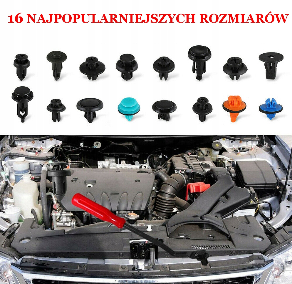Купити Набір кліпси штифти автомобільні + ściągacze