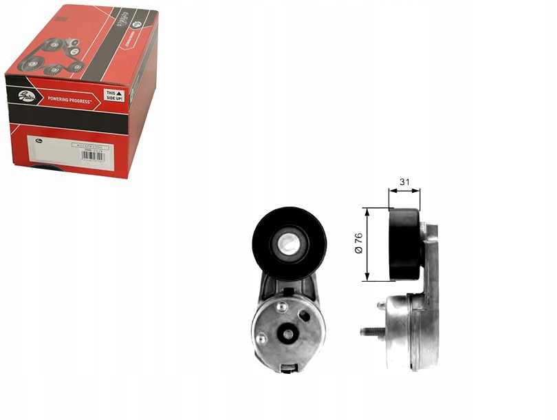 фото №1, Gates натягувач ремінь багаторучейковий ford maverick