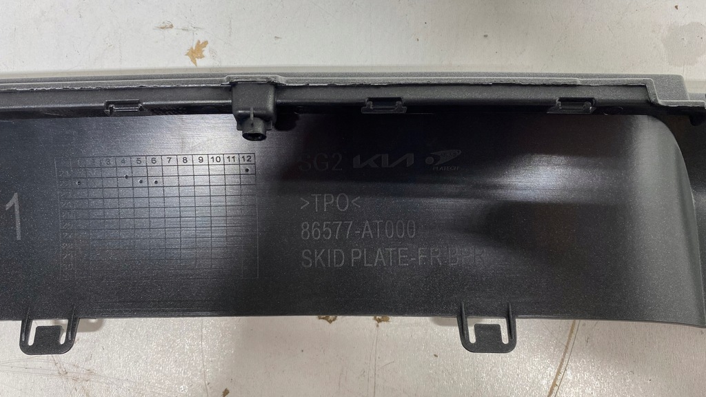 фото №7, Kia niro ii спойлер диффузор накладка бампера 22-