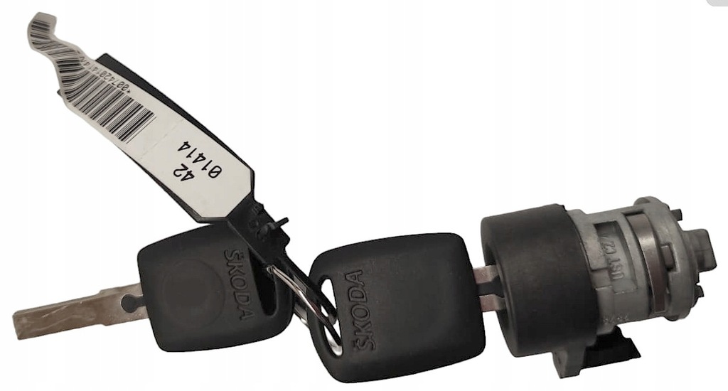 фото №6, Nowa замок зажигания вкладыш do замка зажигания + 2 ключи skoda fabia i octavia