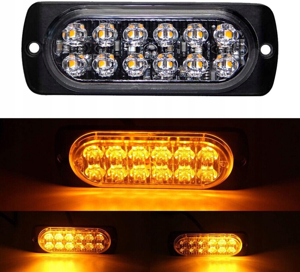 фото №3, Лампа габаритна strobo led 12-24v дистанційний керування