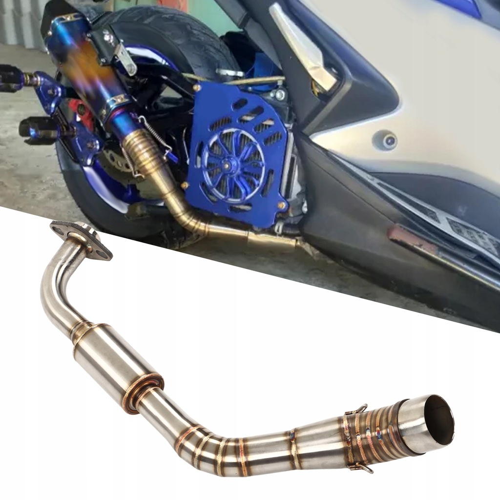 фото №10, Передня середня труба вихлопна motocykla з